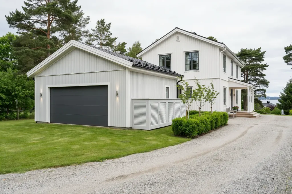 tillbyggnad av garage med f rr d i igelboda saltsj baden